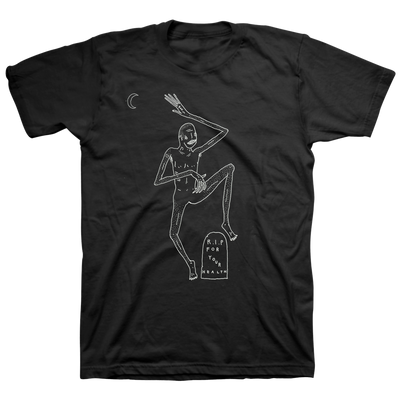 For Your Health "Moon" Black T-Shirt