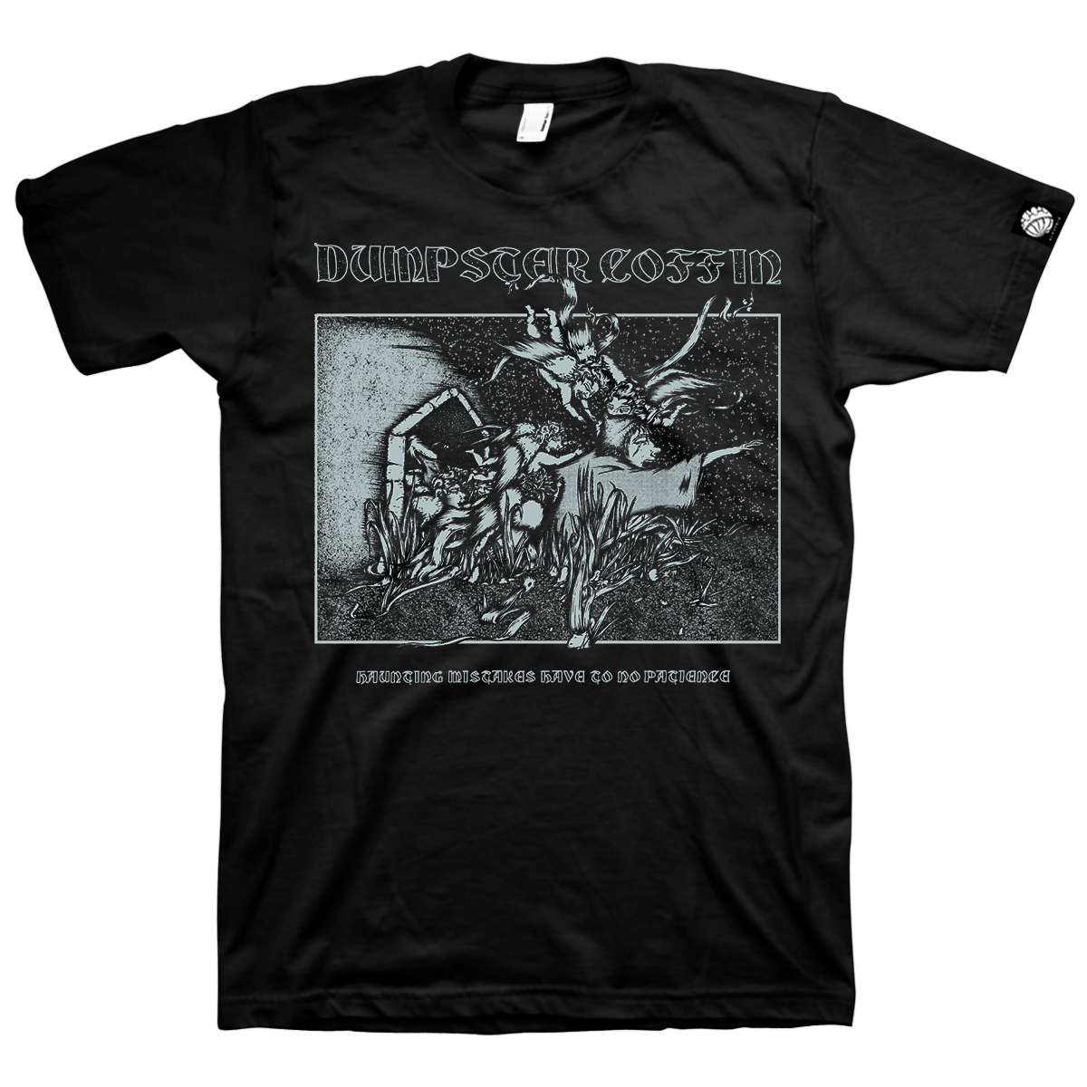 Dumpster Coffin "Album Cover" Black T-Shirt