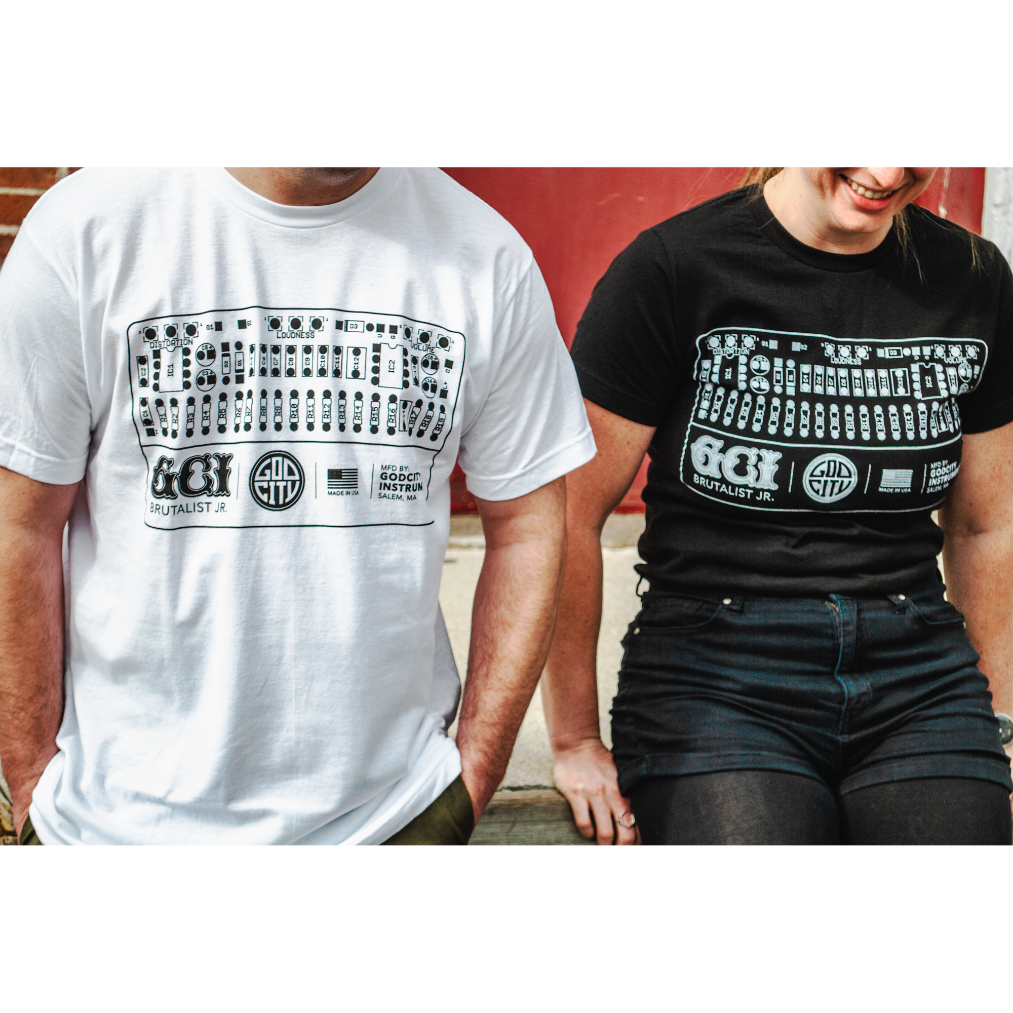 Godcity "Circuit Board" White T-Shirt