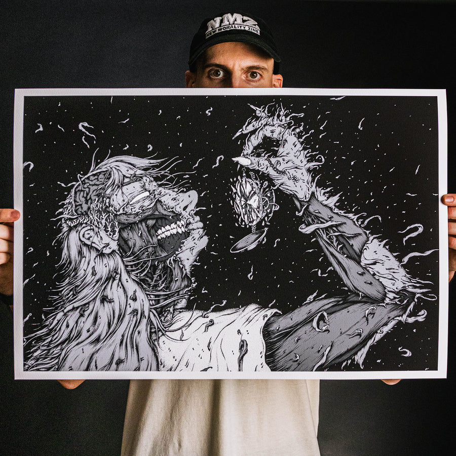 Andrew Gomez IV "Time Carries Not Patience, But A Sword" Giclee Print