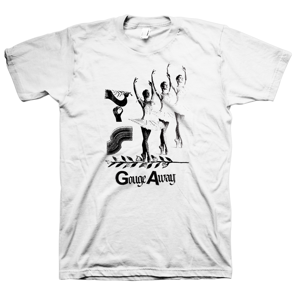 Gouge Away "Dance" White T-Shirt