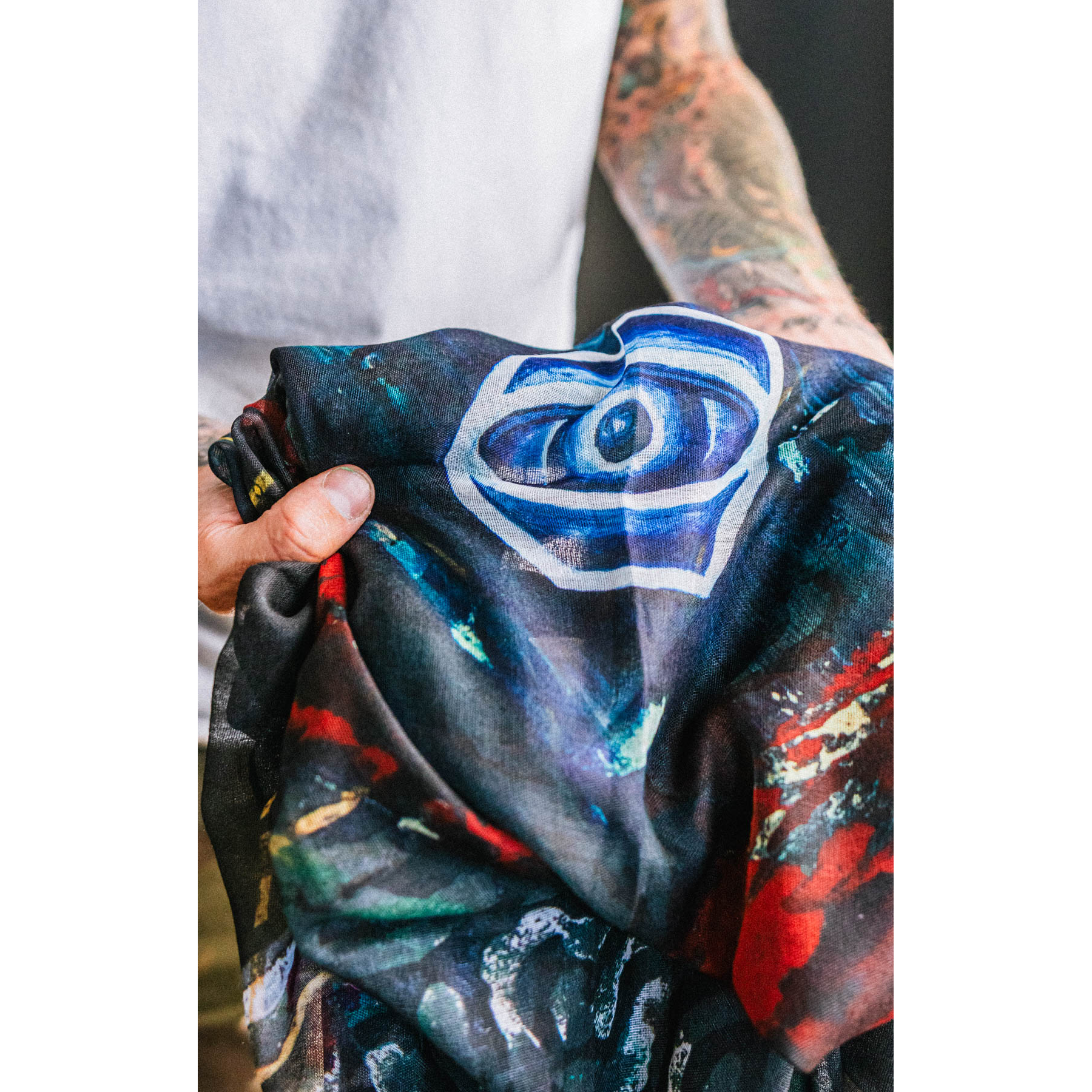 Thomas Hooper "Centre Of Nothing" Light Weight Cotton Wrap