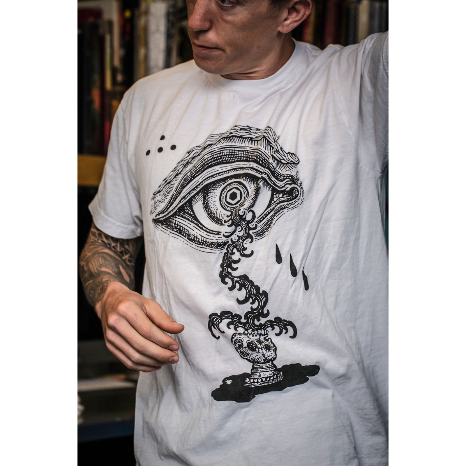 Thomas Hooper "Singularity Dream" White T-Shirt