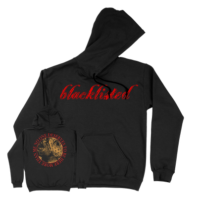 Blacklisted “No One: Logo” Black Hooded Sweatshirt