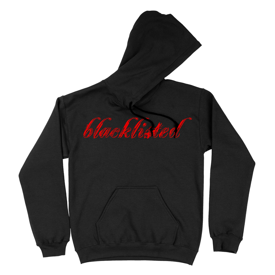 Blacklisted βNo One: Logoβ Black Hooded Sweatshirt