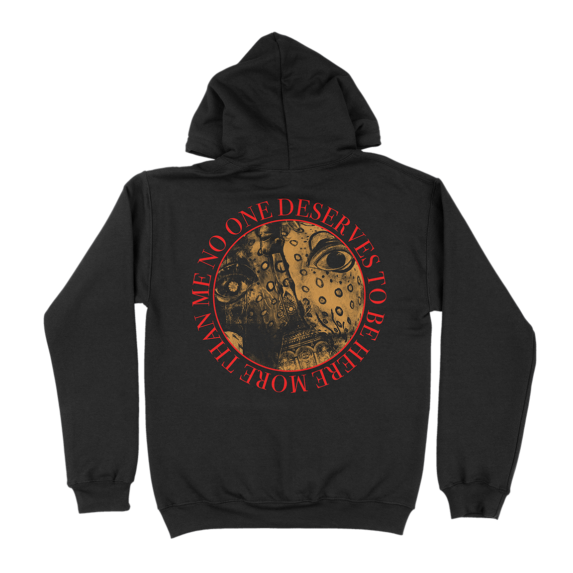 Blacklisted “No One: Logo” Black Hooded Sweatshirt