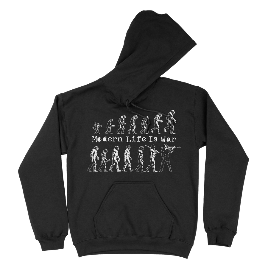 Modern Life Is War "Evolution" Black Hooded Sweatshirt