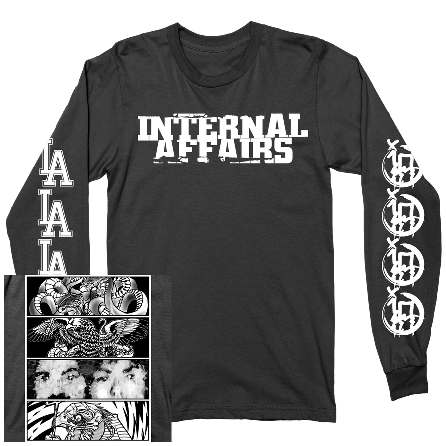 Internal Affairs "Discography" Black Longsleeve