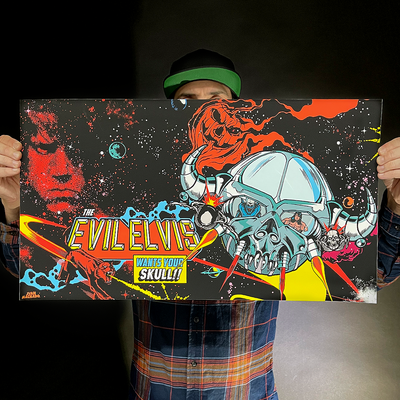 Juan Machado "Evil Elvis: Halloween" Giclee Print