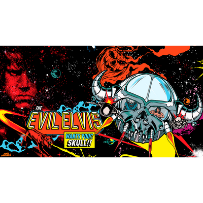 Juan Machado "Evil Elvis: Halloween" Giclee Print