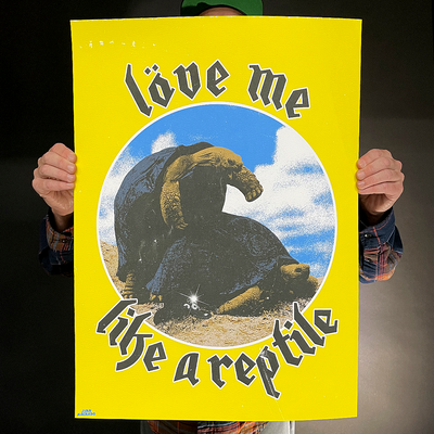 Juan Machado "Love Me Like A Reptile" Giclee Print