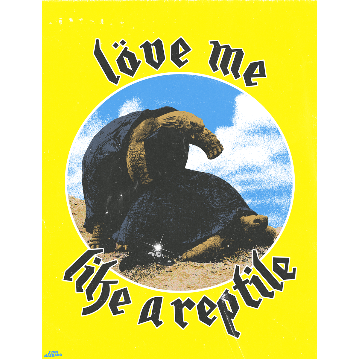 Juan Machado "Love Me Like A Reptile" Giclee Print