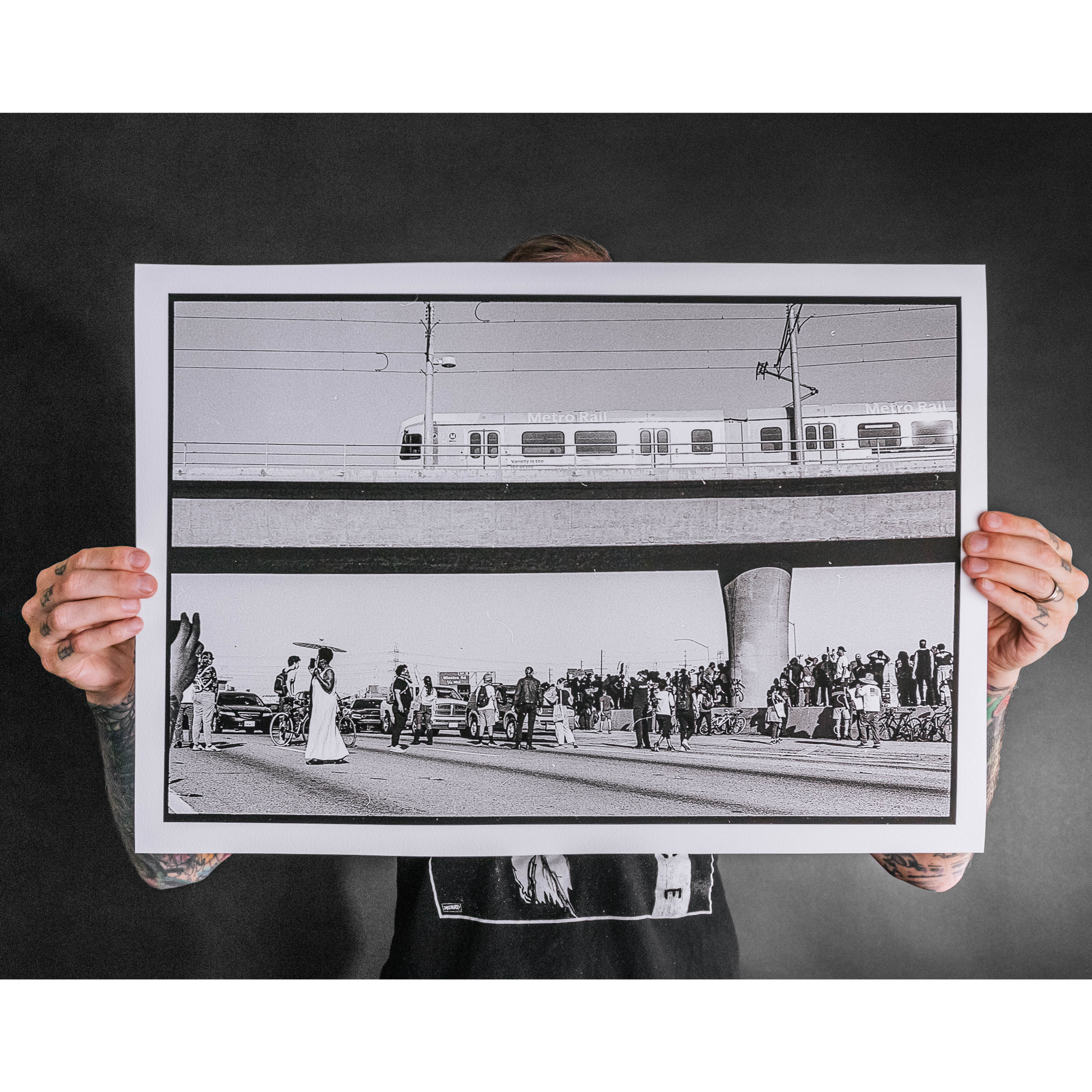 Allix Johnson "Downtown LA - 2, 05/27/20" Giclee Print