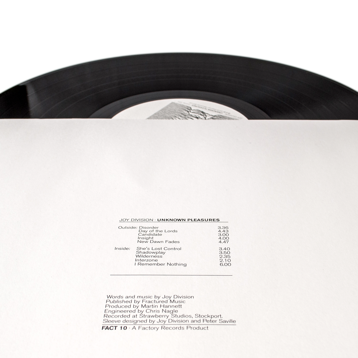 Joy Division "Unknown Pleasures"