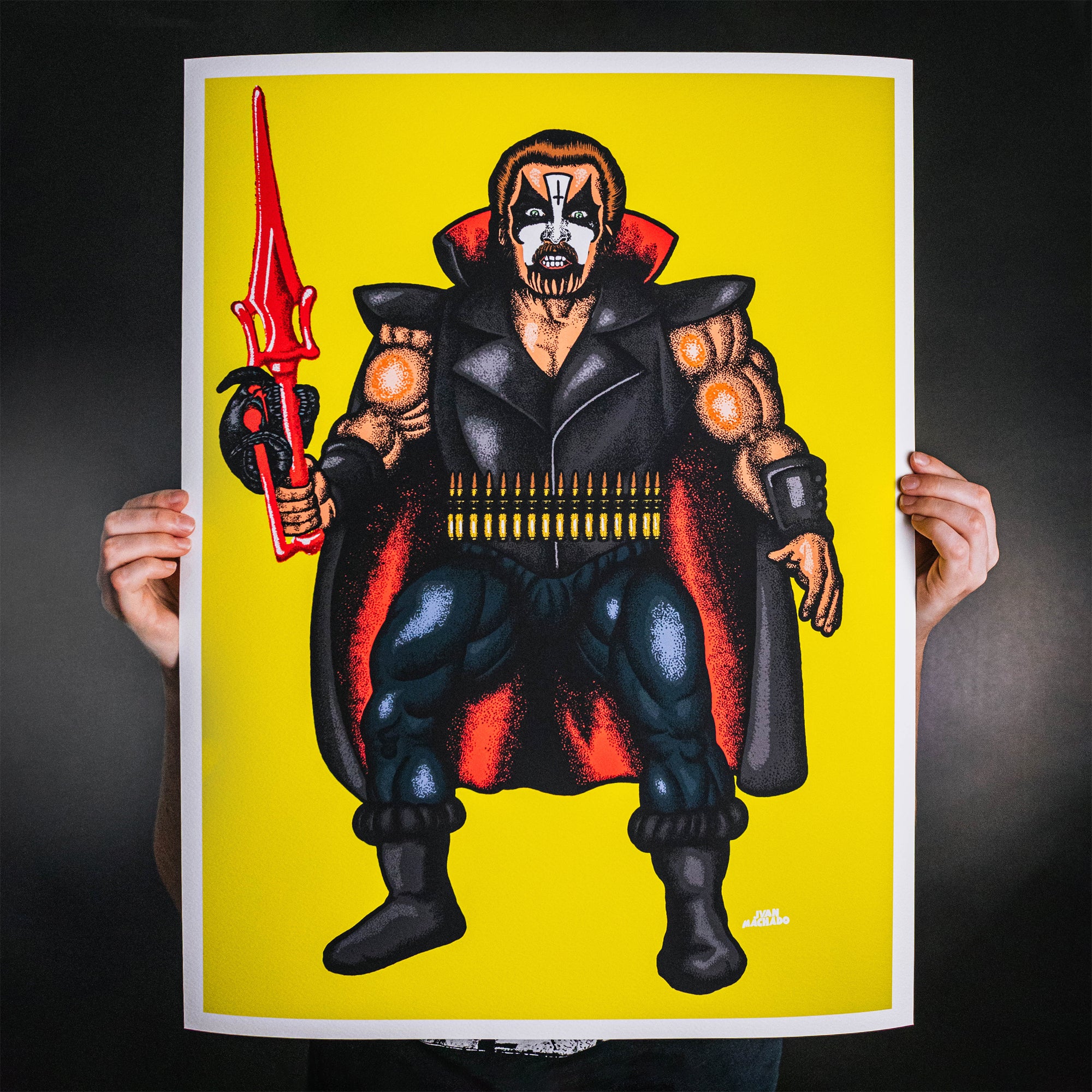 Juan Machado "Into The Coven: Yellow" Giclee Print