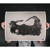 Juan Machado "Two Goats" Giclee Print