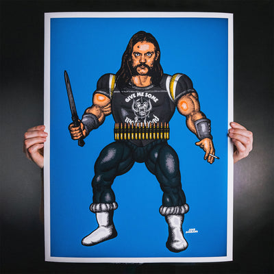 Juan Machado "Murder One: Blue" Giclee Print