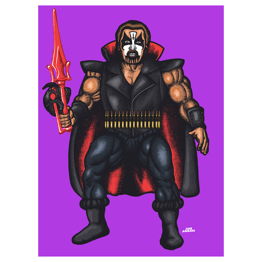 Juan Machado "Into The Coven: Purple" Giclee Print