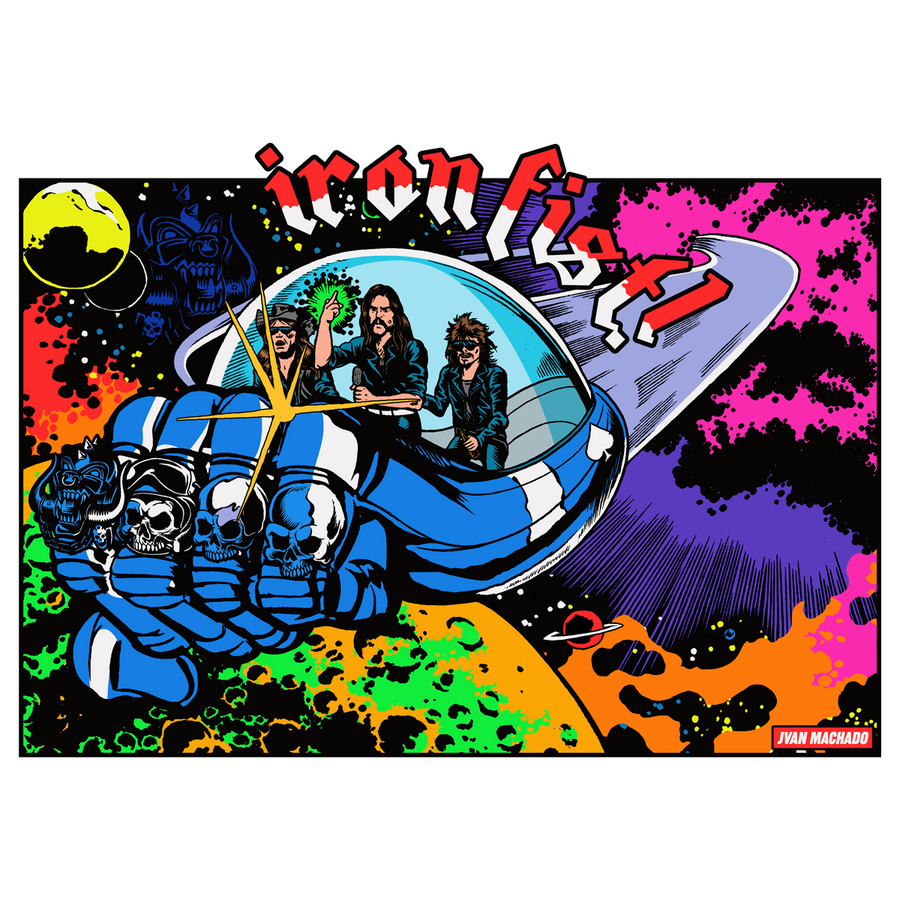 Juan Machado "Iron Fist" Giclee Print