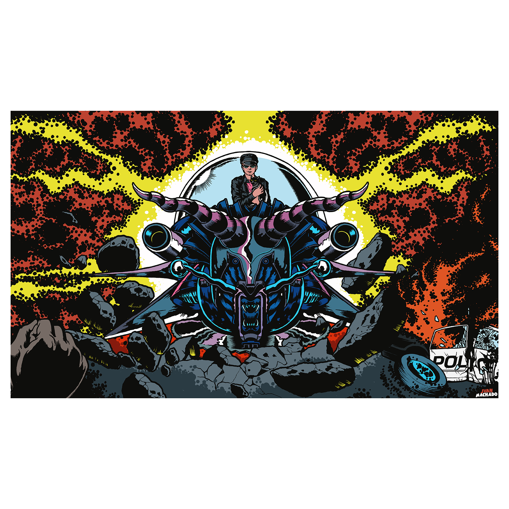 Juan Machado "Keep The Faith" Giclee Print