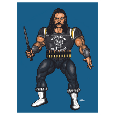 Juan Machado "Murder One: Blue" Giclee Print