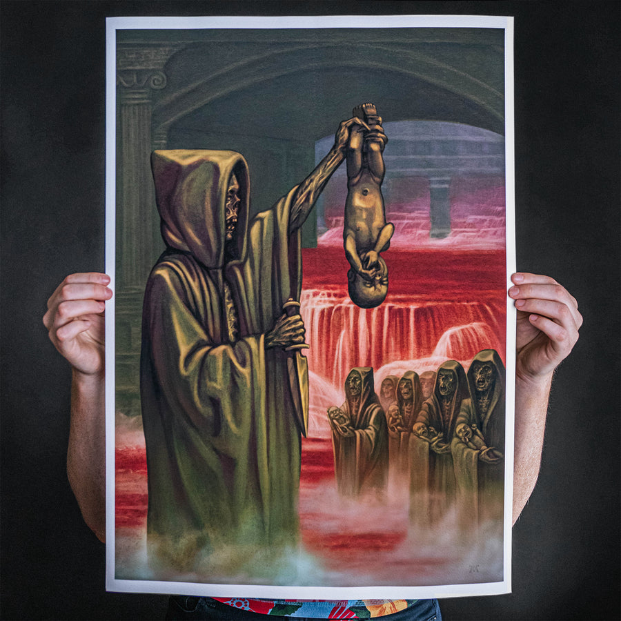 Marald Van Haasteren "Necrot Blood Offerings (Extended)" Giclee Print