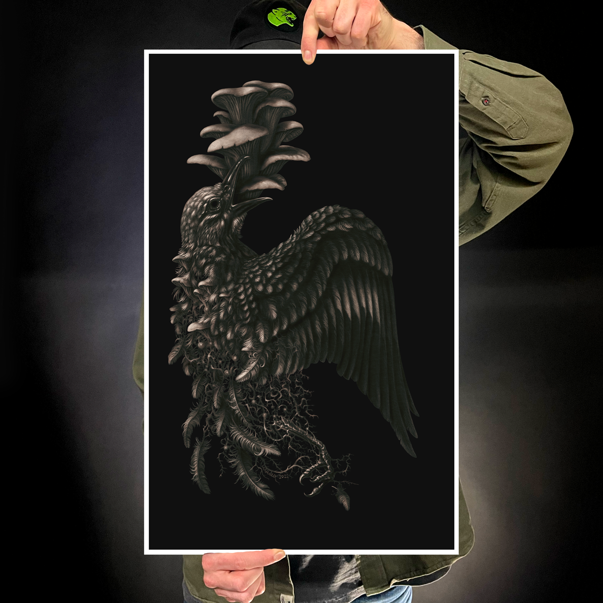 Marald Van Haasteren "16: Into Dust (Inlay 2)" Giclee Print