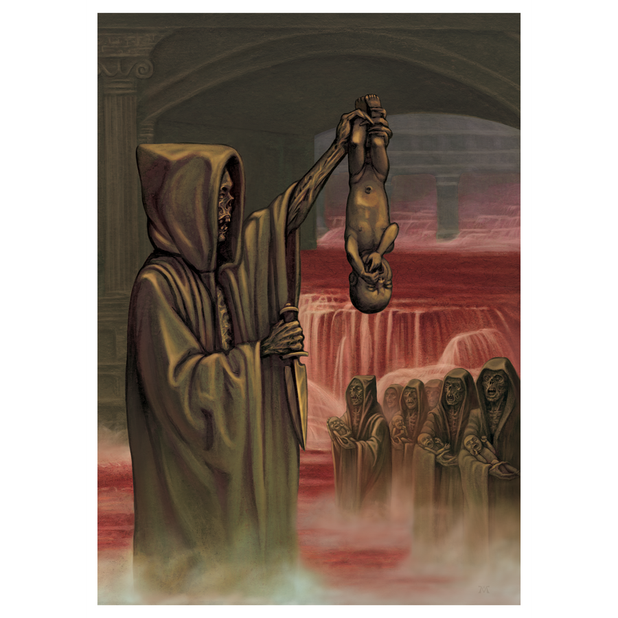 Marald Van Haasteren "Necrot Blood Offerings (Extended)" Giclee Print