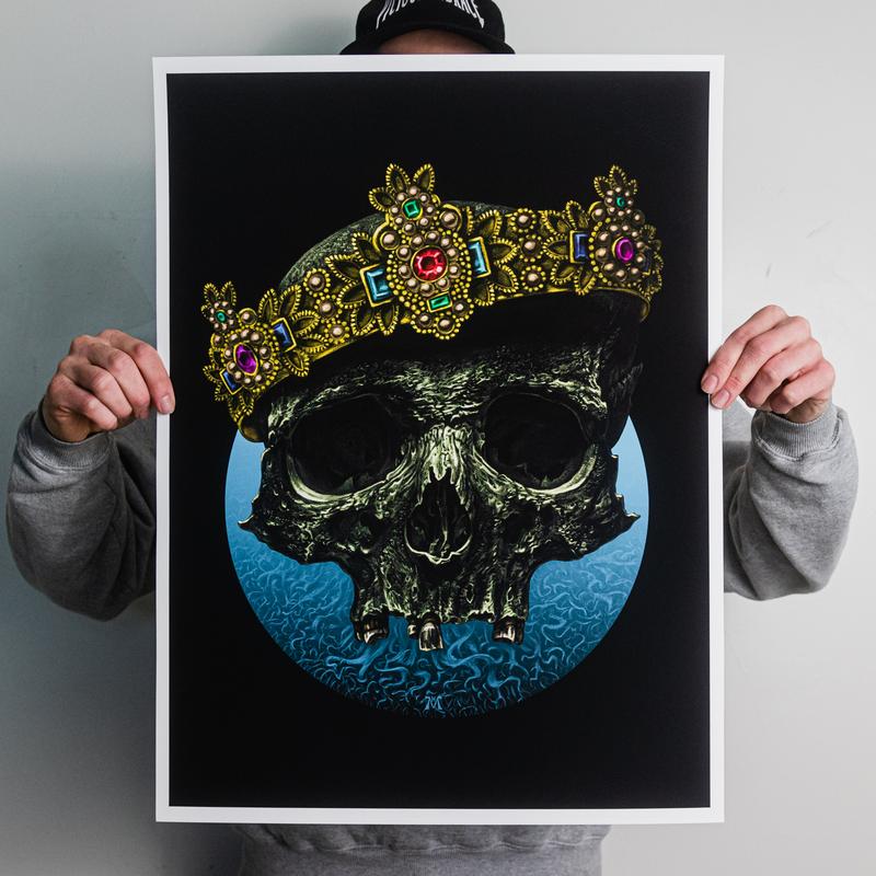 Marald Van Haasteren "The Great Equalizer: Blue" Giclee Print