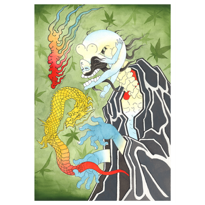 Marc Nava "Bent Back Ghost" Giclee Print