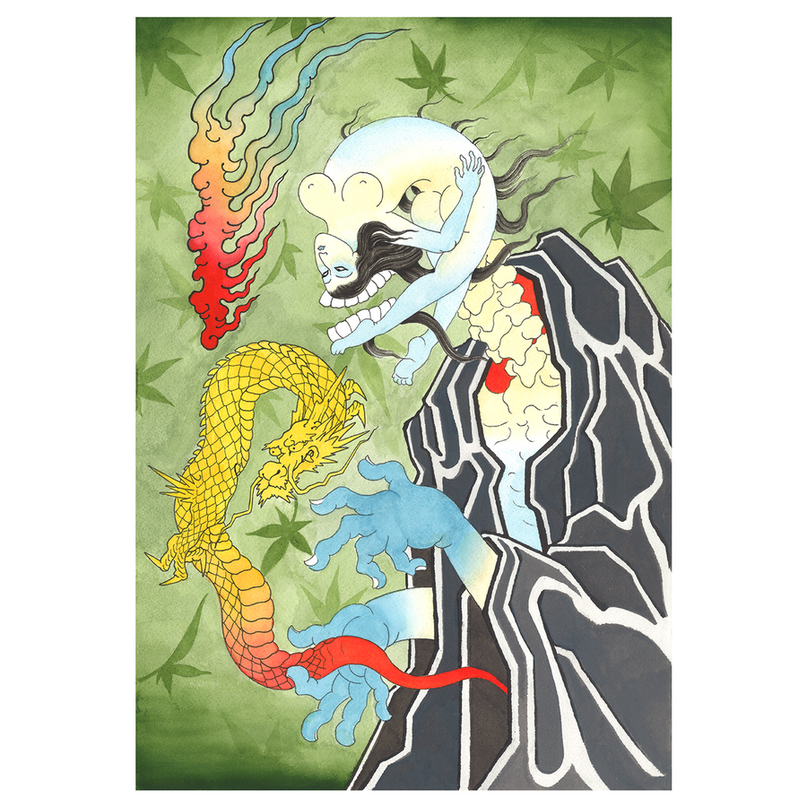 Marc Nava "Bent Back Ghost" Giclee Print