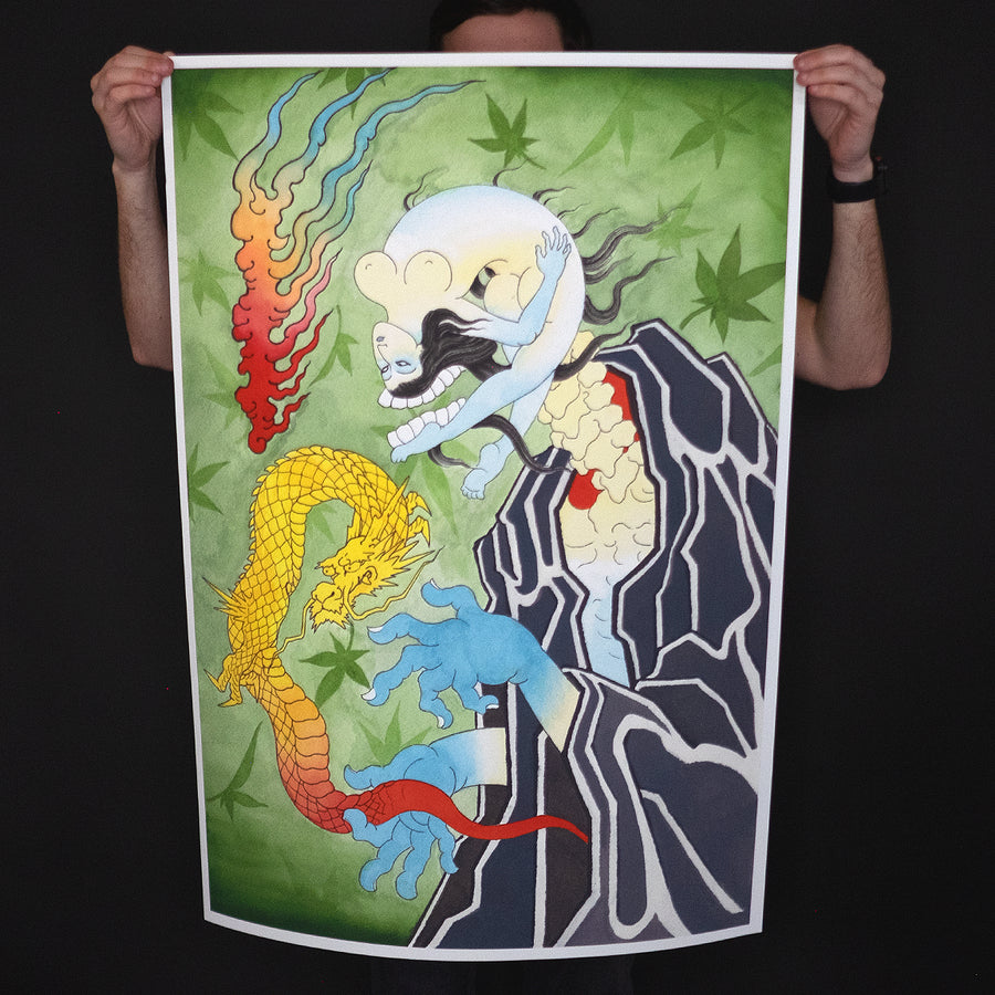 Marc Nava "Bent Back Ghost" Giclee Print