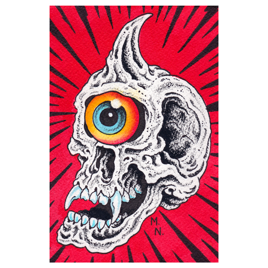 Marc Nava "Cyclo-Skull" Giclee Print