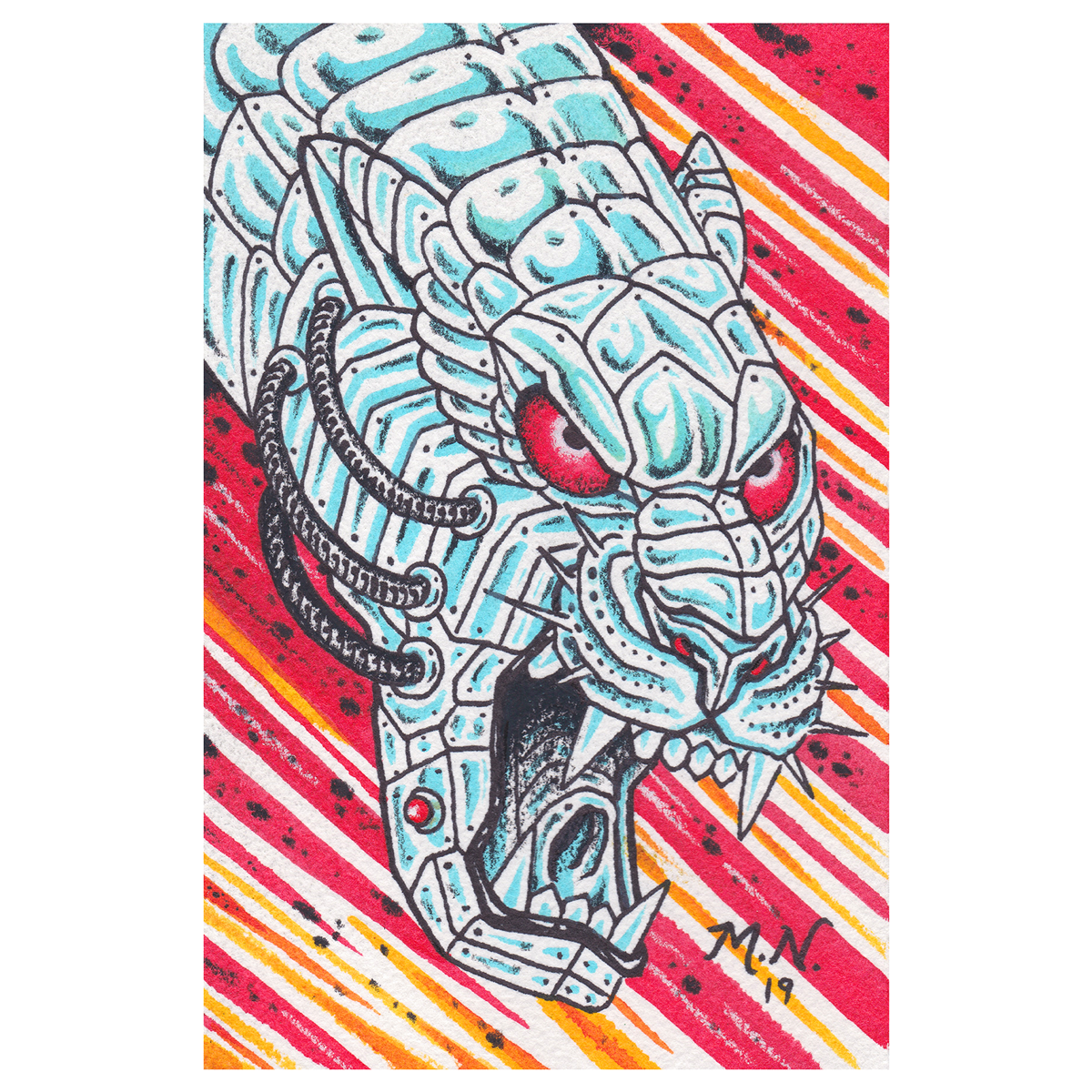 Marc Nava "Robo-Panther" Giclee Print