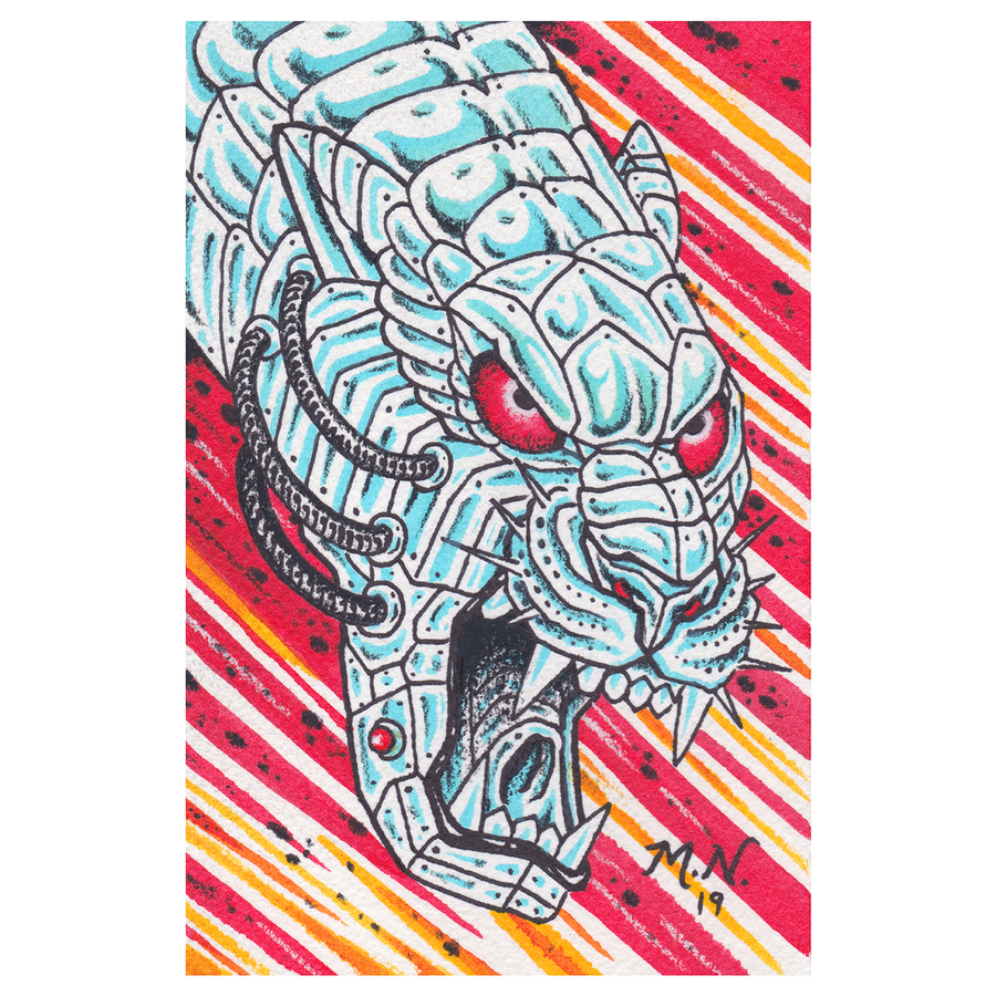 Marc Nava "Robo-Panther" Giclee Print