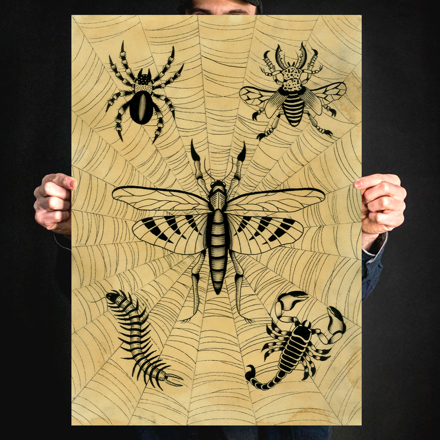 Marvin Nygaard "Creepy Crawl" Giclee Print