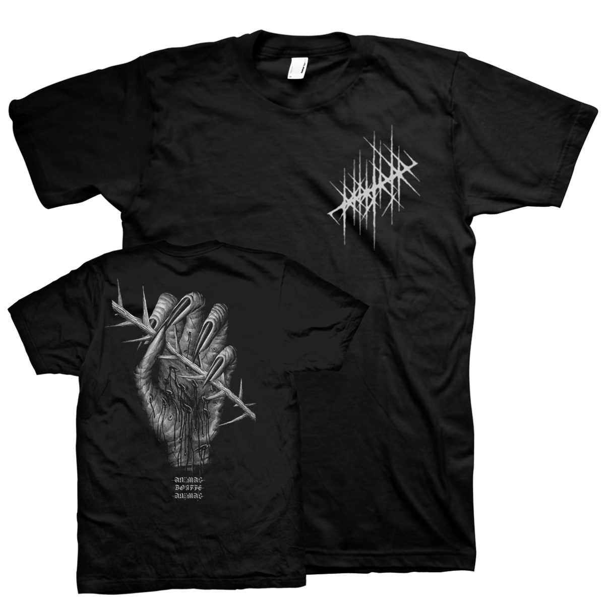 Mourir "Hand" Black T-Shirt