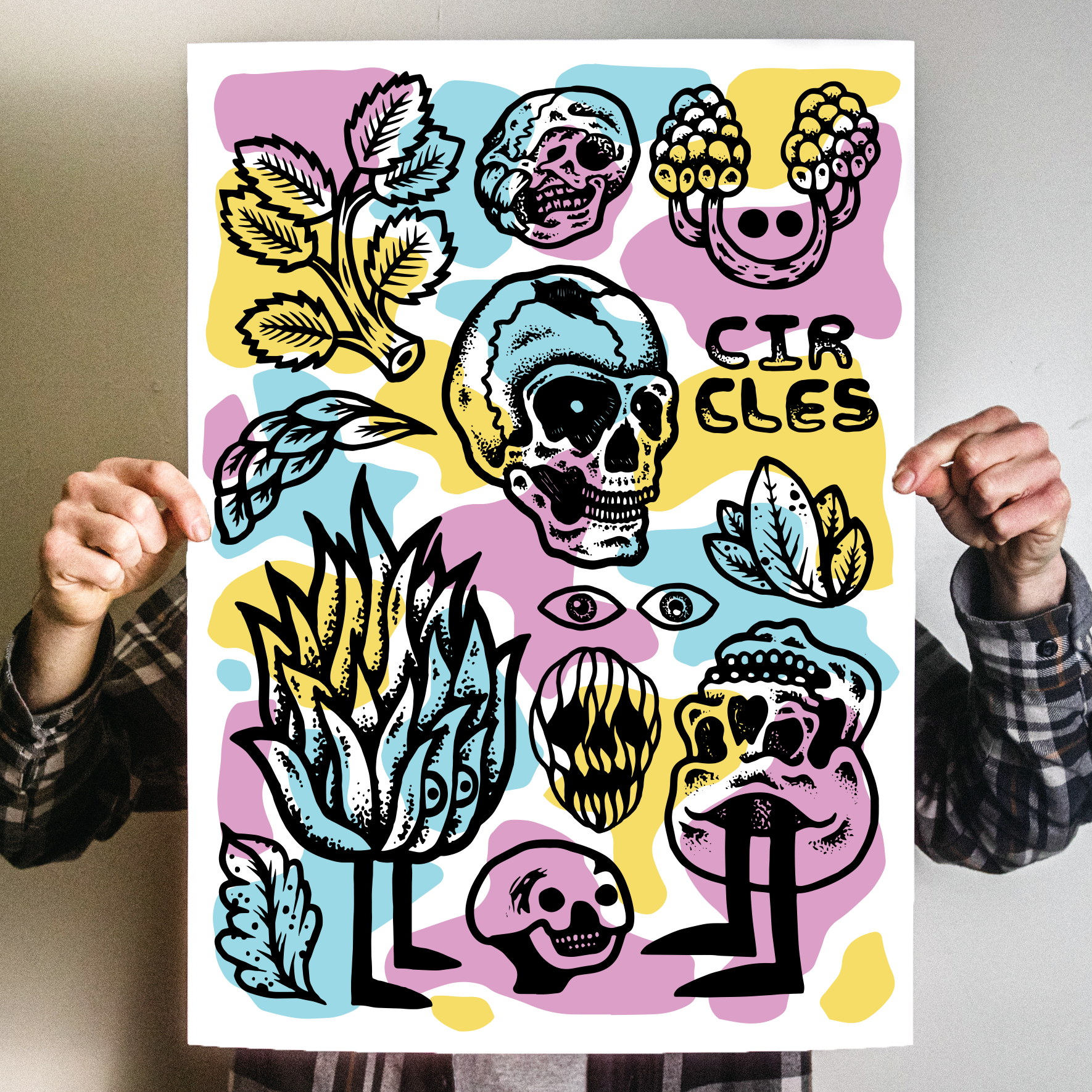 Michael Sieben "Circles" Giclee Print