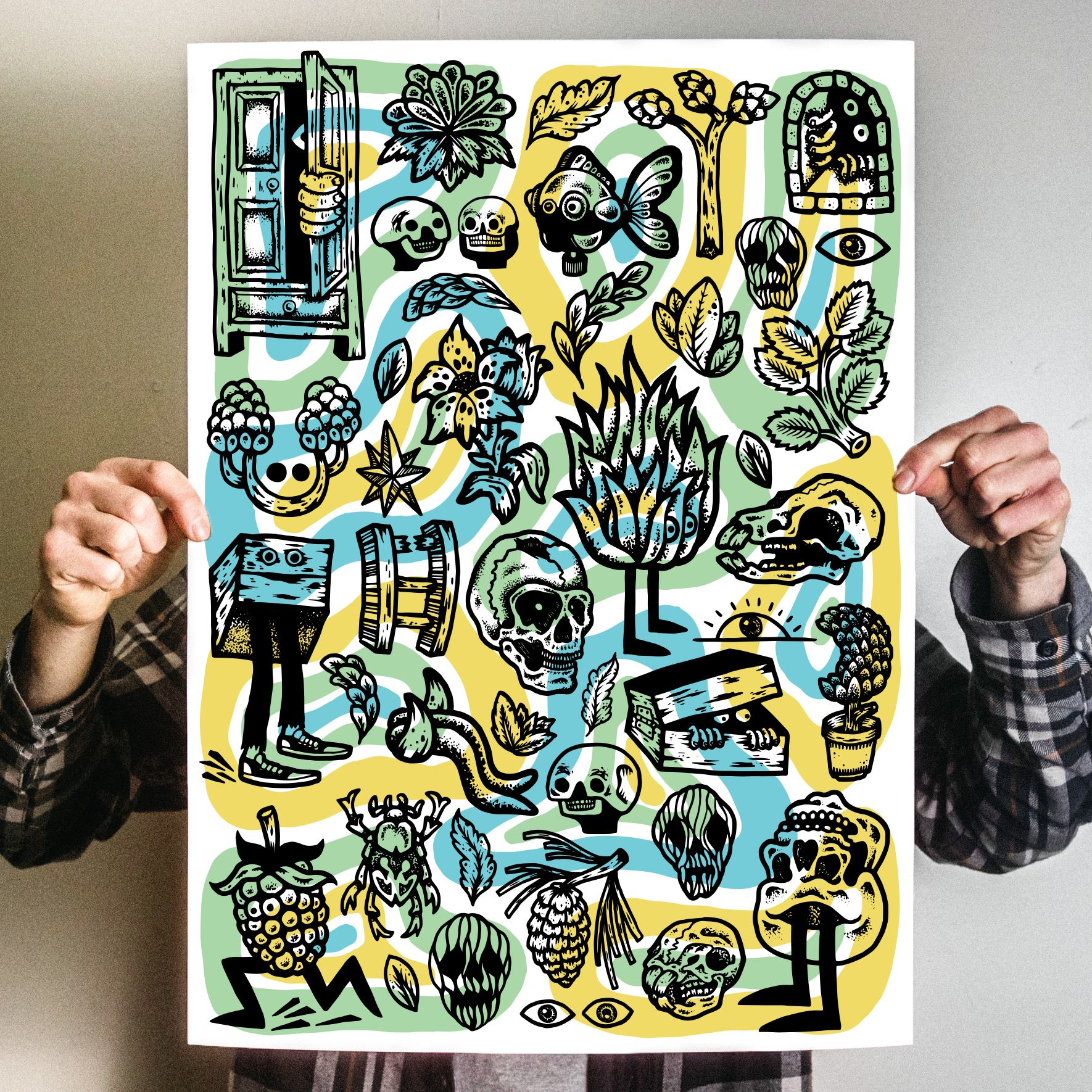 Michael Sieben "The Works" Giclee Print