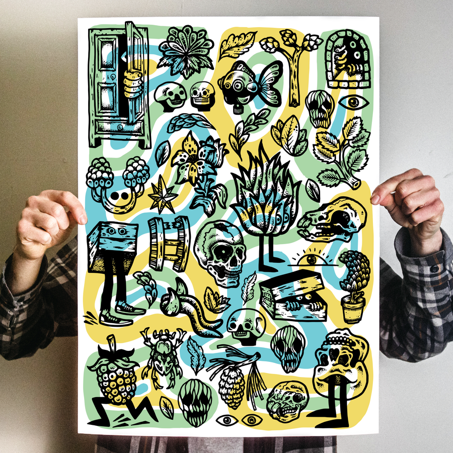 Michael Sieben "The Works" Giclee Print