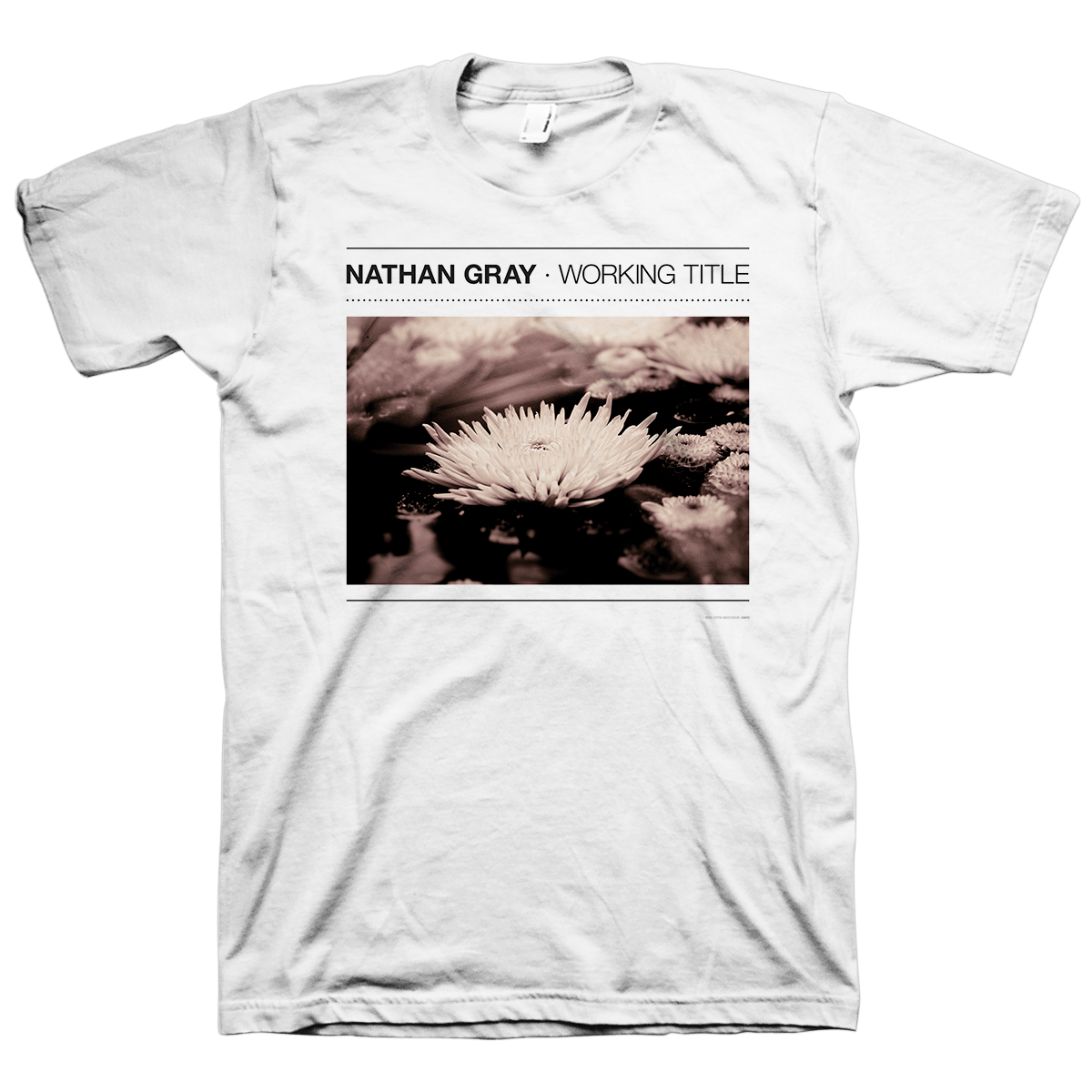 Nathan Gray "Working Title" White T-Shirt