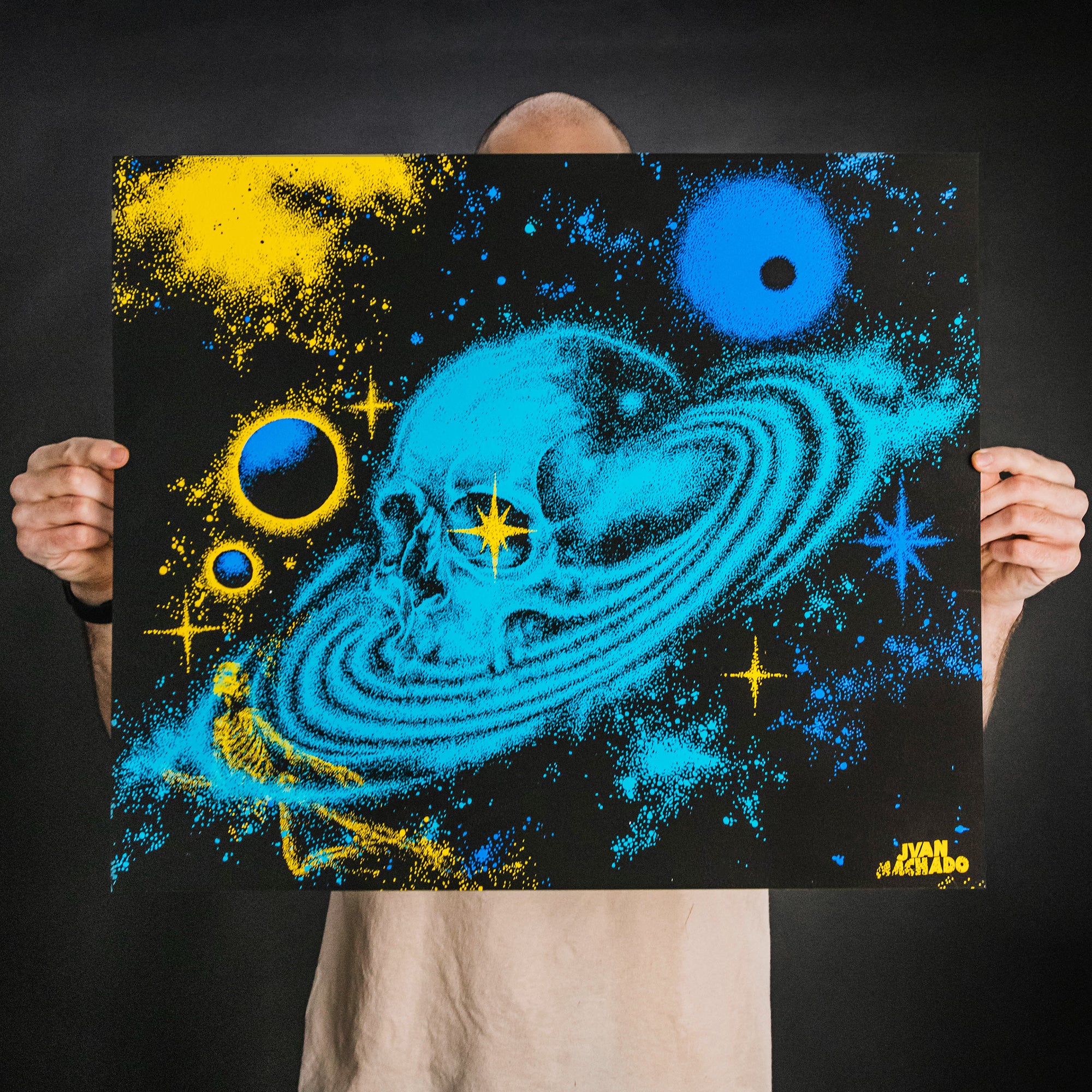 Juan Machado "Necrogalaxy" Giclee Print