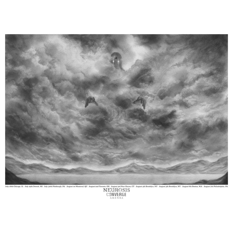Randy Ortiz x Neurosis x Converge x Amen Ra "North American Tour" Giclee Print