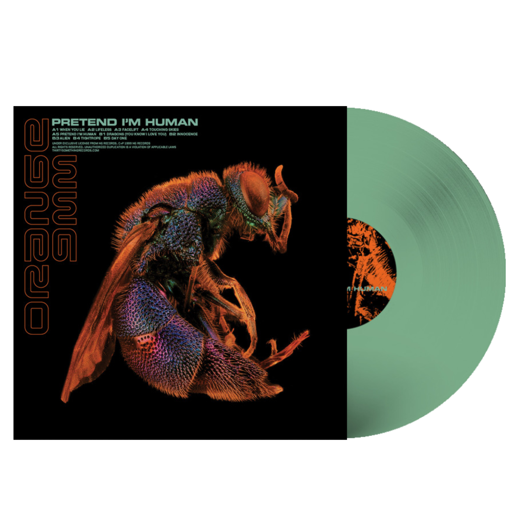 Orange 9mm "Pretend I'm Human"