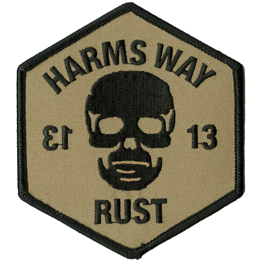 Harm's Way "13 - Negative" Embroidered Patch
