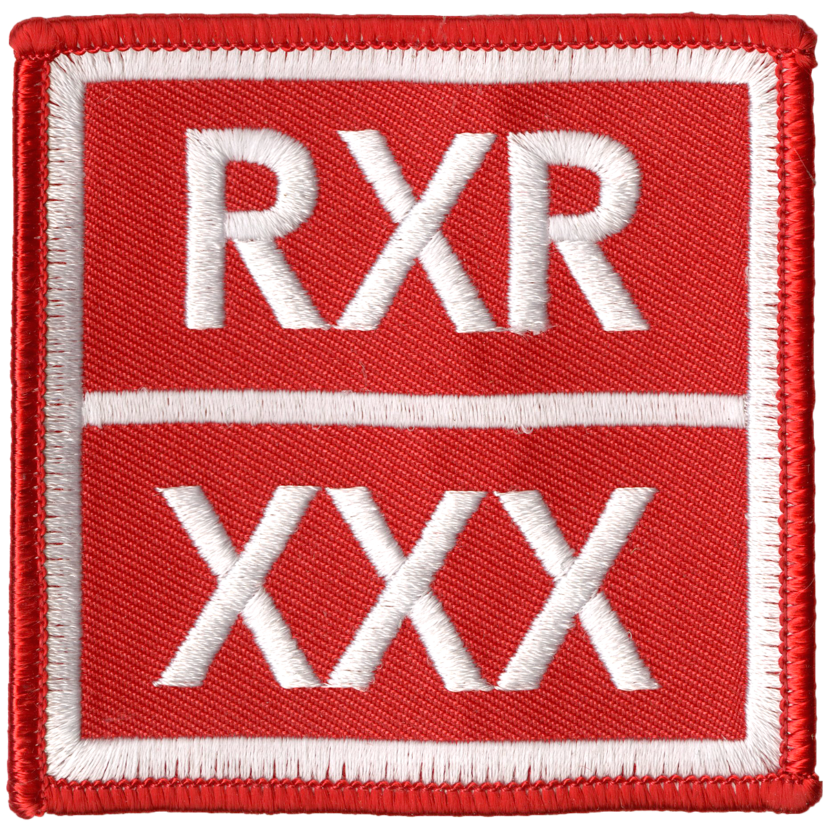 React Records "XXX Logo" Embroidered Patch