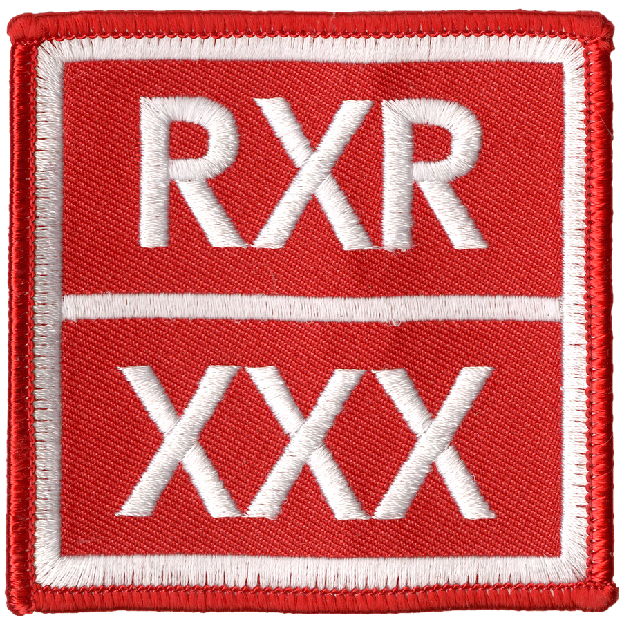 React Records "XXX Logo" Embroidered Patch