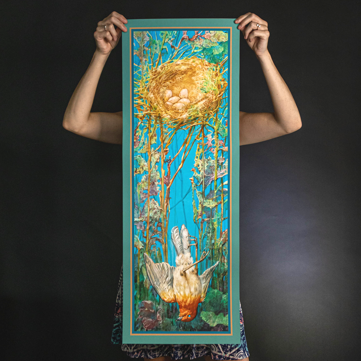 Marald Van Haasteren "Incubation: Color Border" Giclee Print