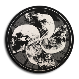 Converge "Four Skulls" Button