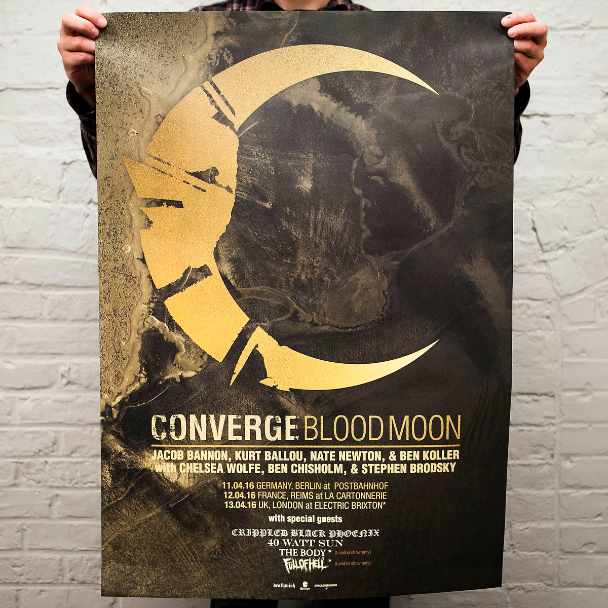 Converge "Blood Moon: Crescent" Poster